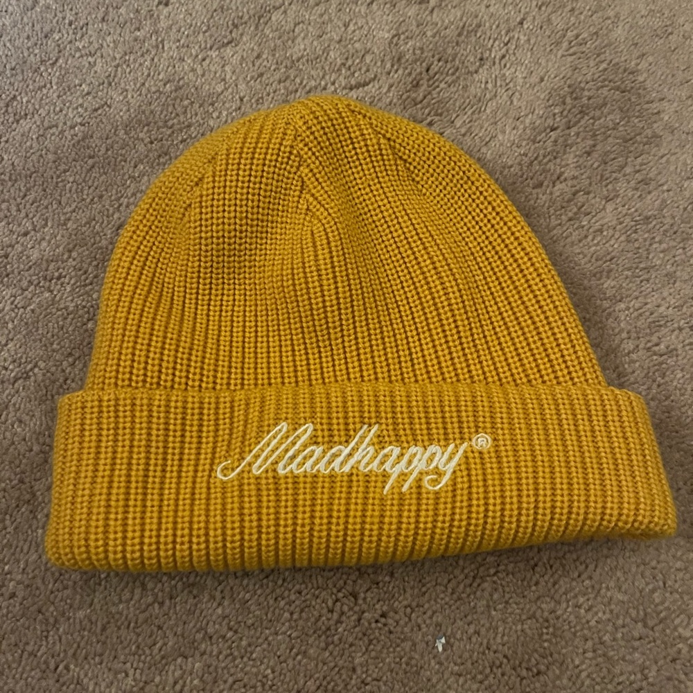 Madhappy yellow beanie